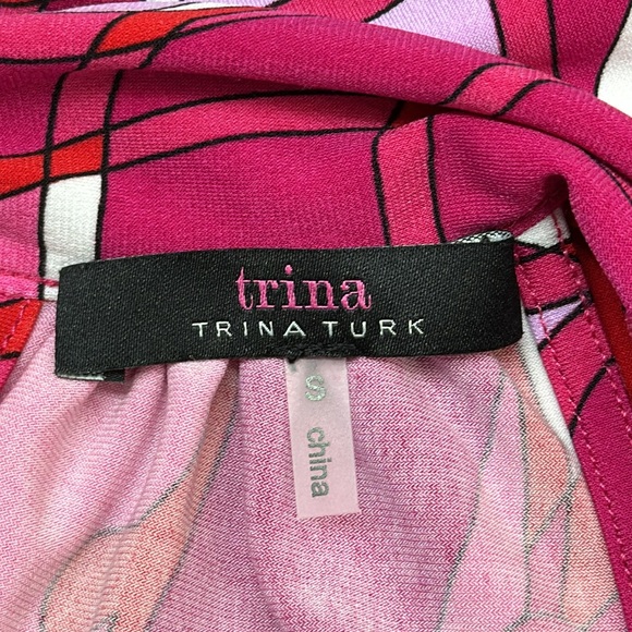 Trina Turk Halter Style Tie Neck Dress. Small - Picture 8 of 10